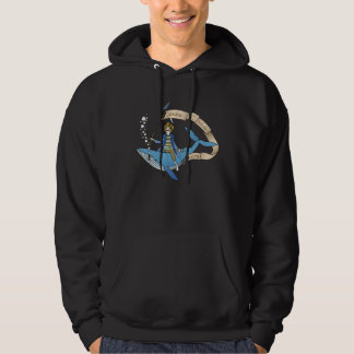 Moletom Hoodie velho da obscuridade da baleia de Gordon e