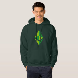Moletom Hoodie verde do logotipo | de Ethereum ETH