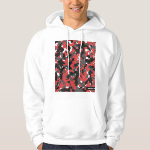 Moletom Hoodie vermelho da tecnologia de Camo Digital