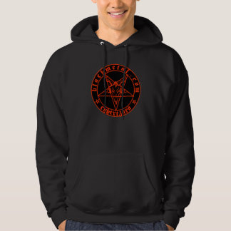 Moletom Hoodie vermelho de Baphomet