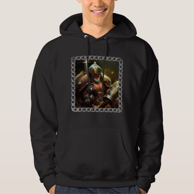 Moletom Hoodie Warrior Dwarf (Frente)