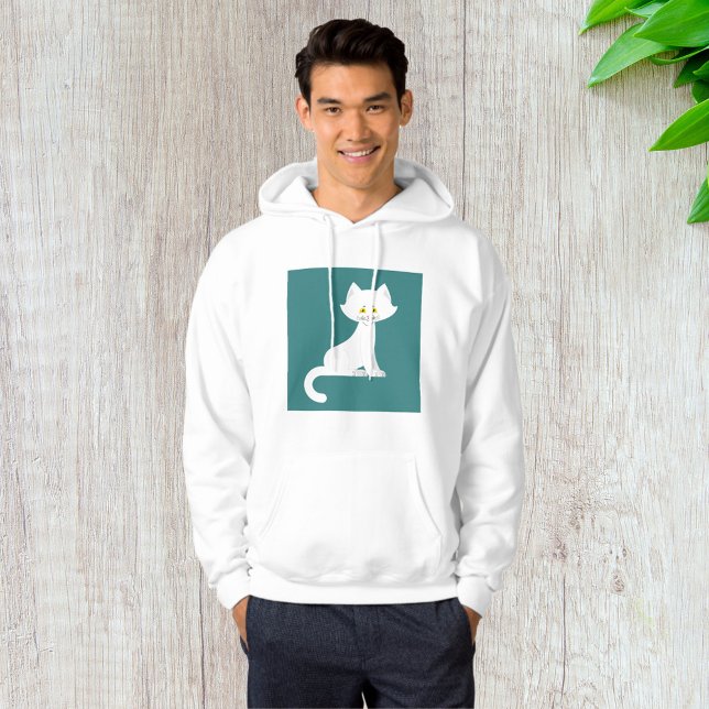 Moletom Hoodie White Cat (Criador carregado)