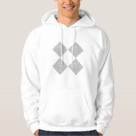 Moletom Hoodies Branco e Cinza