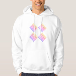 Moletom Hoodies branco e rosado