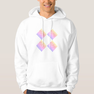 Moletom Hoodies branco e rosado