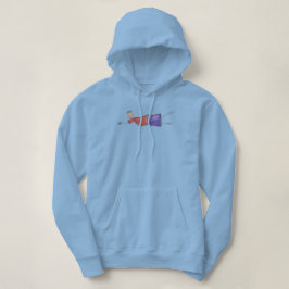 Moletom Hoody sweatshirt with Flying Joanna