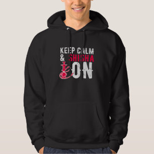 Moletom Hookah Mantém Calma Shisha Na Tubagem De Água Fuma