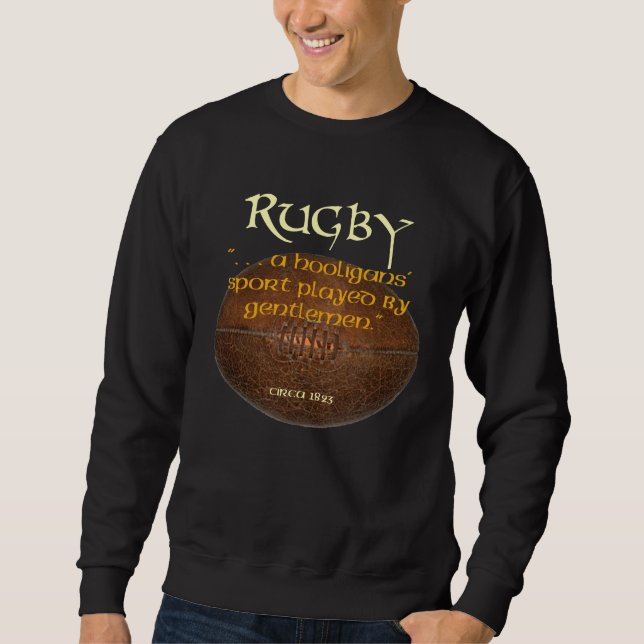 Moletom Hooligan do rugby (Frente)