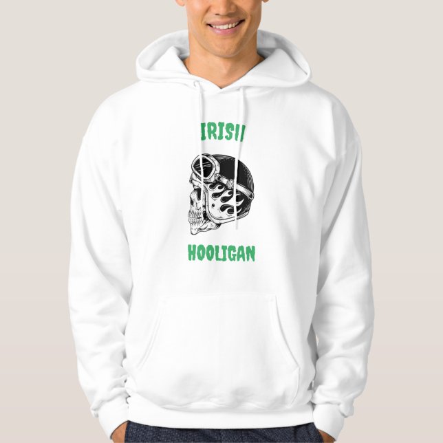 Moletom Hooligan Hoodie Irlandês (Frente)