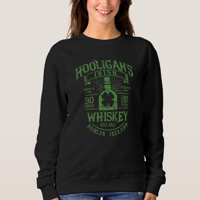 Moletom Hooligans World Familiar Irish Whiskey Dublin Irel (Frente)