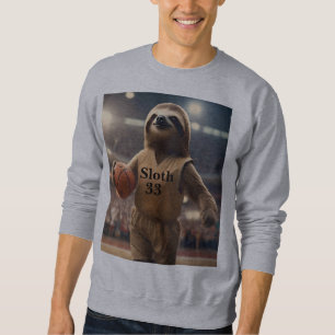 Moletom Hoops and Hangs: The Slam Dunking Sloth,