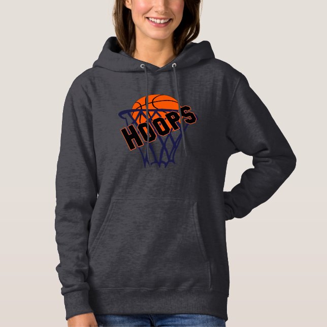 Moletom Hoops Basquete e Hoodie Mulheres da Rede (Frente)