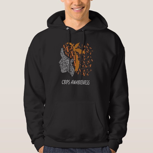 Moletom Hope Fight Cure Support Crps Awarfly Dragonfly W (Frente)
