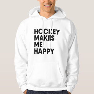 Moletom Hóquei Me Faz Feliz Menino de Hóquei no Gelo