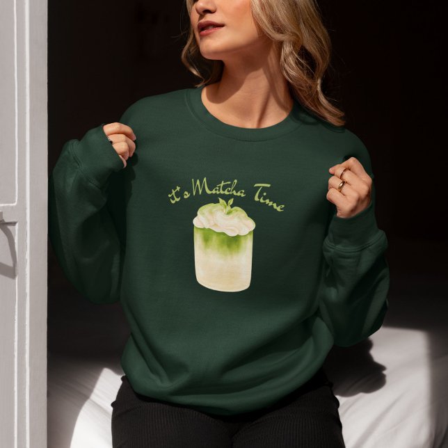 Moletom Hora de Matcha, Matcha Sweatshirt (Criador carregado)