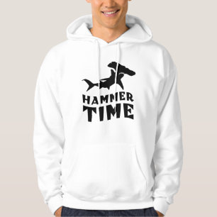 Moletom Hora do martelo   Design Para Amantes De Tubarão-H