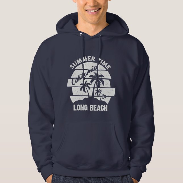 Moletom Horário de Verão California Long Beach Hoodie (Frente)