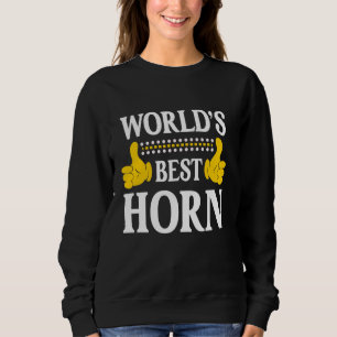 Moletom Horn Surname Funny Team Family Sobrenome World's B