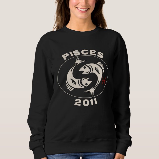 Moletom Horoscope Zodiac Sign Fish Pisces 2011 (Frente)