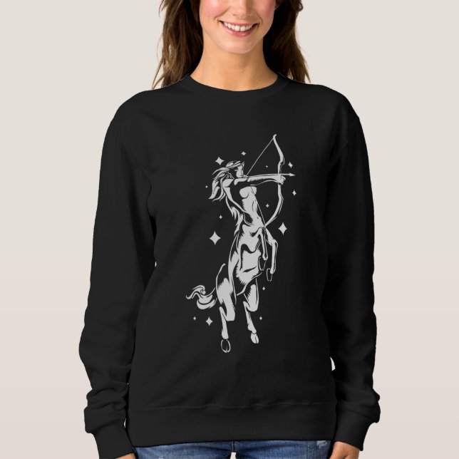 Moletom Horoscópio Sagittarius Centaur Girl (Frente)