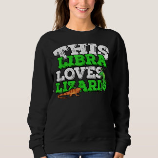 Moletom Horoscópio Sinal Zodíaco Libra ama Lagartos