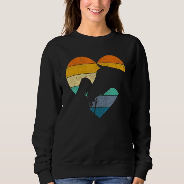 Moletom Horse Girl Heart I Love Horses Equestrian Horsebac (Frente)