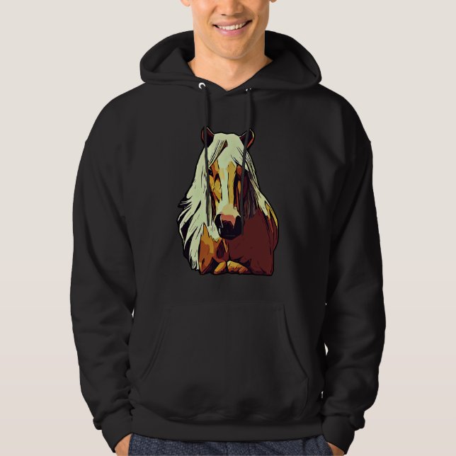 Moletom Horse graphic animal motif riding a with print hor (Frente)