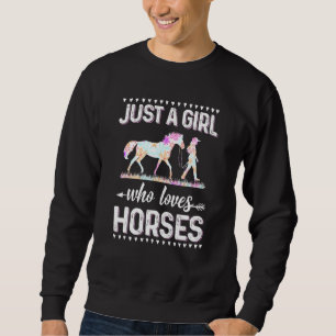 Moletom Horse Graphic Women Girls Horseback Riding Horse