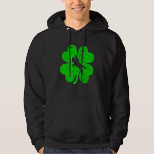 Moletom Horse Irish Shamrock Dia de São Patrício Horseback