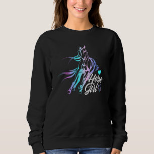 Moletom Horse Lover Equestrian Horseback Girls West