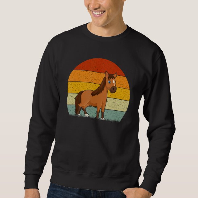 Moletom Horse  Retro Style Vintage (Frente)