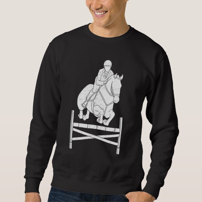 Moletom Horse Show Equestrian Front Showjumpe (Frente)
