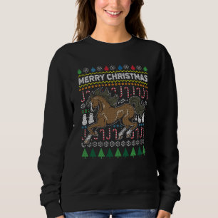 Moletom Horse Ugly Christmas Sweater série Wildlife