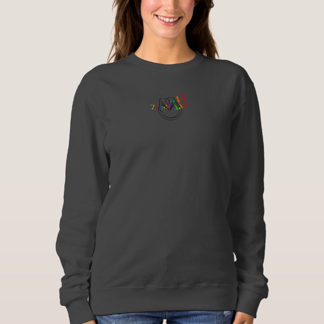 Moletom Horses Are In My DNA Rainbow Sweatshirt (Frente)