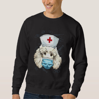 Moletom Hospital Poodle ER Nurse LPN RN Nurse Life Puppy D