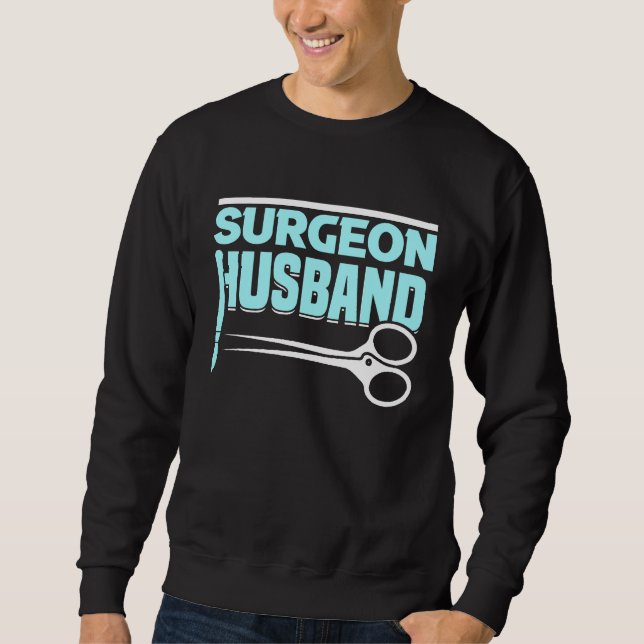Moletom Hospital Surgery Medical Doctor Surgeon Husband (Frente)