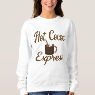 Moletom Hot Cocoa Express, Chocolate Quente, Queda, Invern