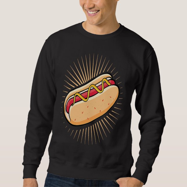 Moletom hot dog  for  for fans of wiener (Frente)