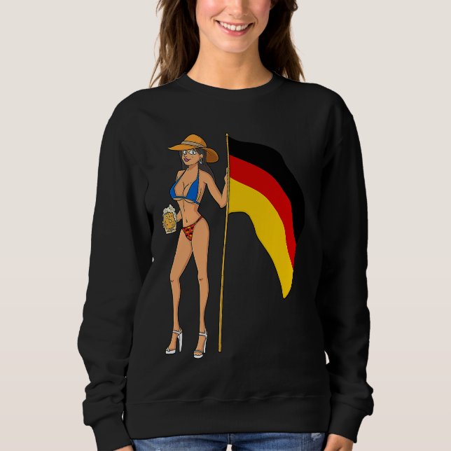 Moletom Hot Fan Girl Germany (Frente)