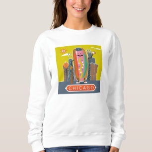Moletom Hotdog do Estilo Chicago