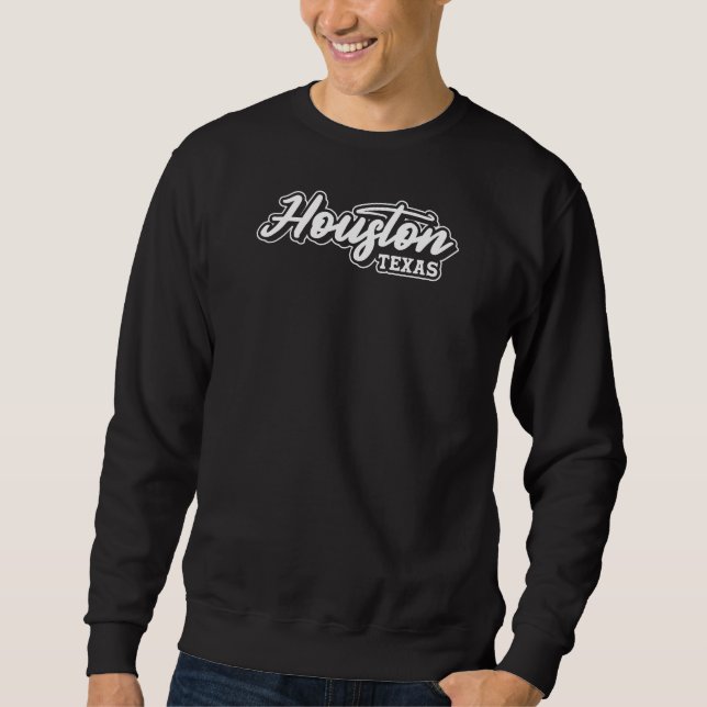 Moletom Houston Design para orgulhoso Houstonian (Frente)