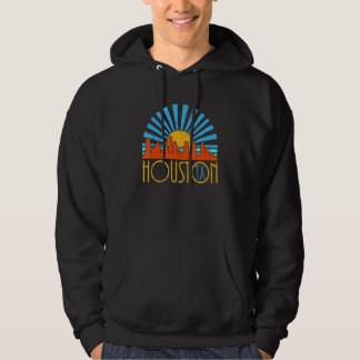 Moletom Houston Texas Tx Retro Vintage Sunset City of Hous