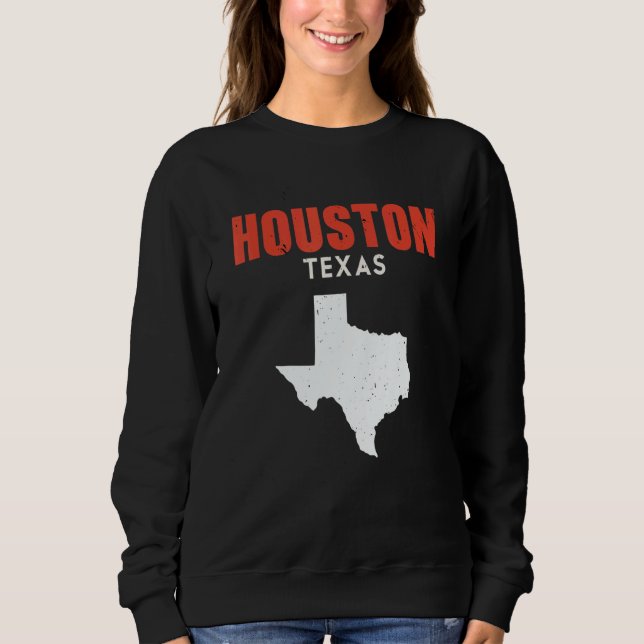 Moletom Houston Texas USA State America Travel Texan (Frente)