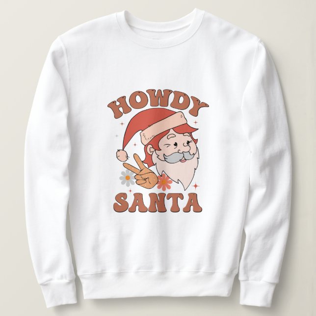 Moletom Howdy papais noeis natal (Frente do Design)