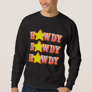Moletom Howdy Rodeo Western Retro Vintage País Sul