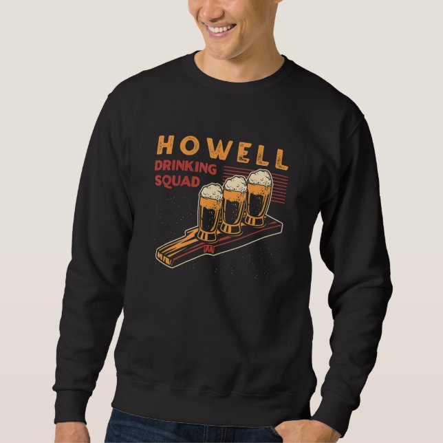 Moletom Howell Bebendo Squad Michigan Beer Mi Booze Alco (Frente)