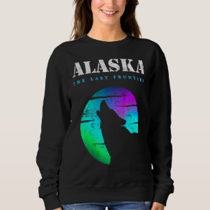 Moletom Howling Wolf Alaska Native American Alaska Tribal