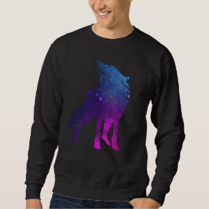 Moletom Howling Wolf Silhouette Wolves Forest Animal