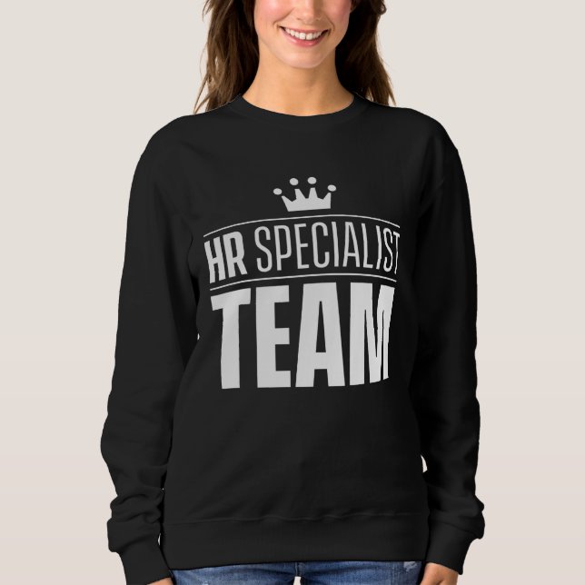 Moletom HR Specialist Team Department Human Resources Mana (Frente)