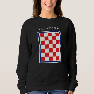 Moletom Hrvatska Checker Azul Fronteira